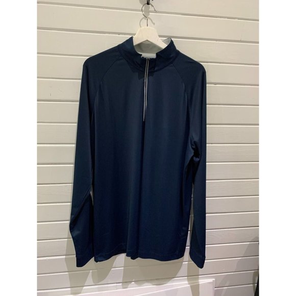 Greg Norman Collection Other - Greg Norman Men Performance Quarter Zip Pullover Golf Shirt Sweater Blue Size XL